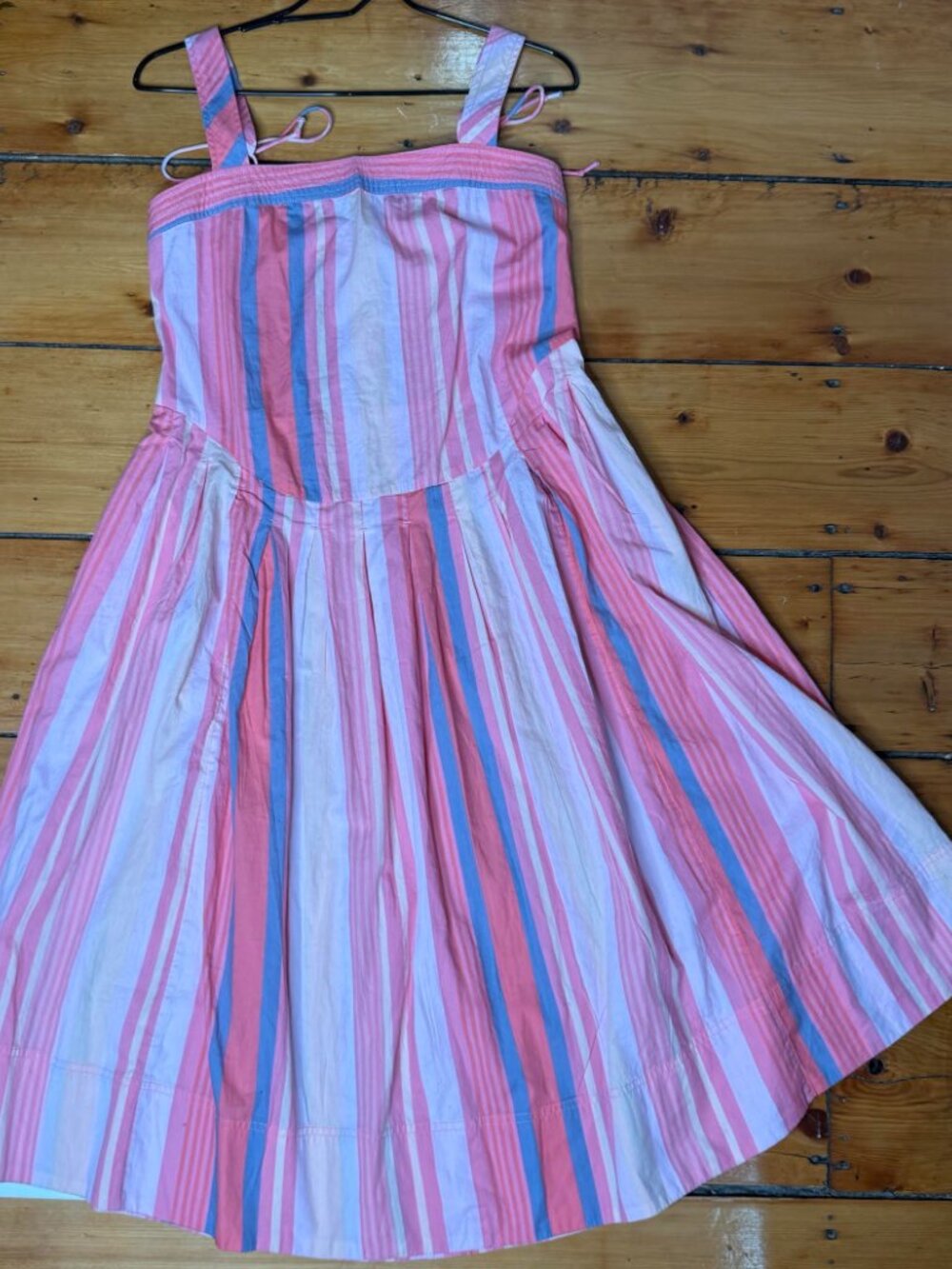 Free People Primavera Stripe Drop waist Sun dress XS NWOT $149 - Picture 7 of 11